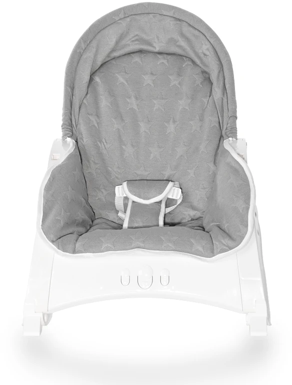 Шезлонг-гойдалка 3 в 1 Lorelli Alex With Table Cool Grey Stars